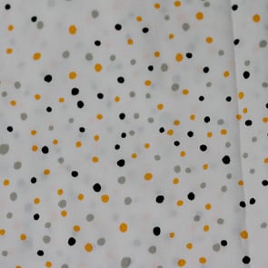 Lustige Punkte senf schwarz