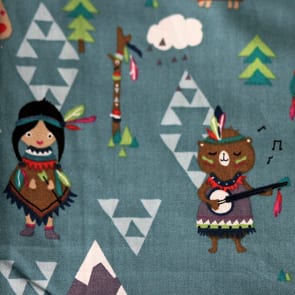 Indianertiere graugrün