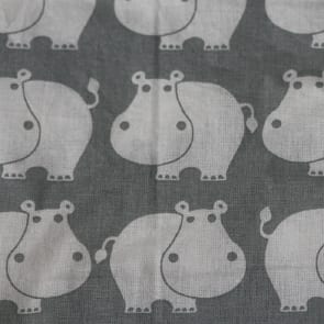 Große Nilpferde grau