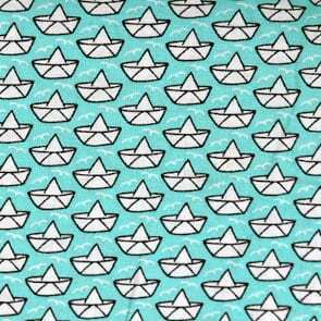 Papierschiffchen türkies-mint