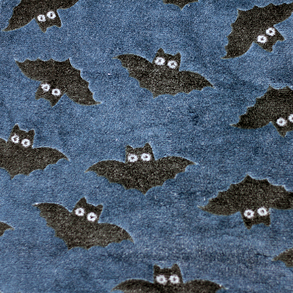 Fledermäuse dunkelblau